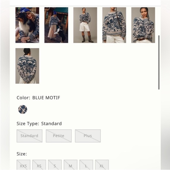 Anthropologie x Pilcro Relaxed Roll-Neck Sweater Size XS NWOT - Picture 7 of 16